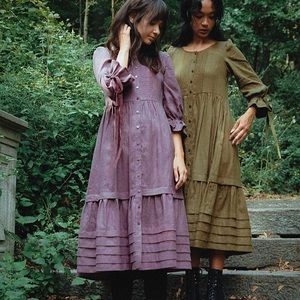 Of Her Own Kind Lennox Dress- Antique Plum